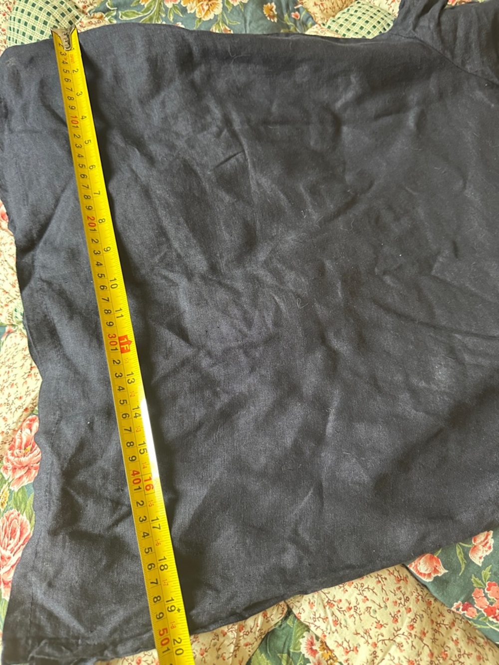 C—Women's Black Ruffle Sleeve Top - Picture 9 of 11